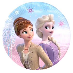 Piatti in carta frozen 20cm 8 pezzi