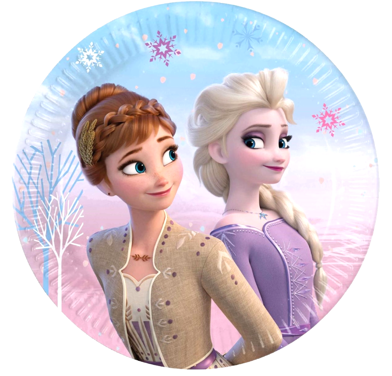 Piatti in carta Frozen 20cm 8 pezzi