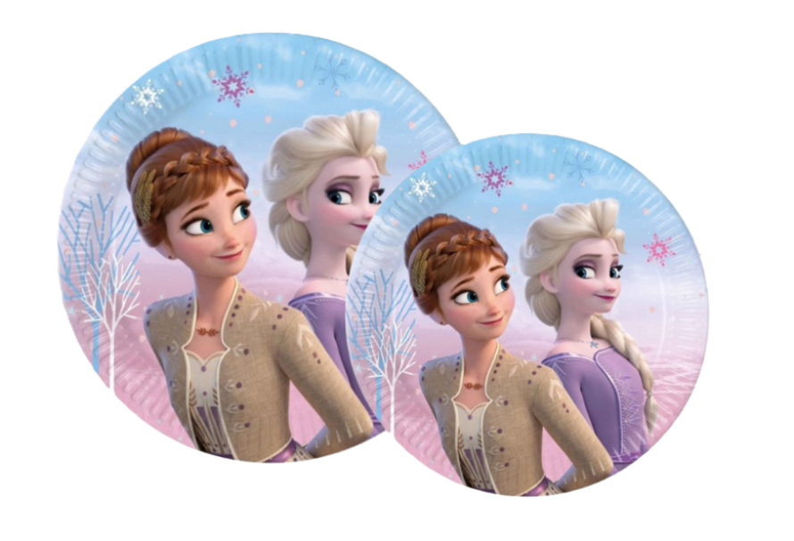 Piatti in carta Frozen 20cm 8 pezzi