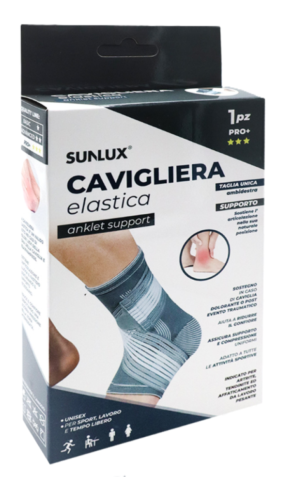 Cavigliera elastica PRO Plus c/ supporto