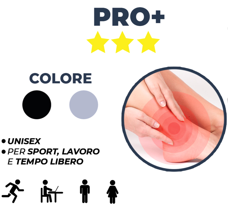 Cavigliera elastica PRO Plus c/ supporto