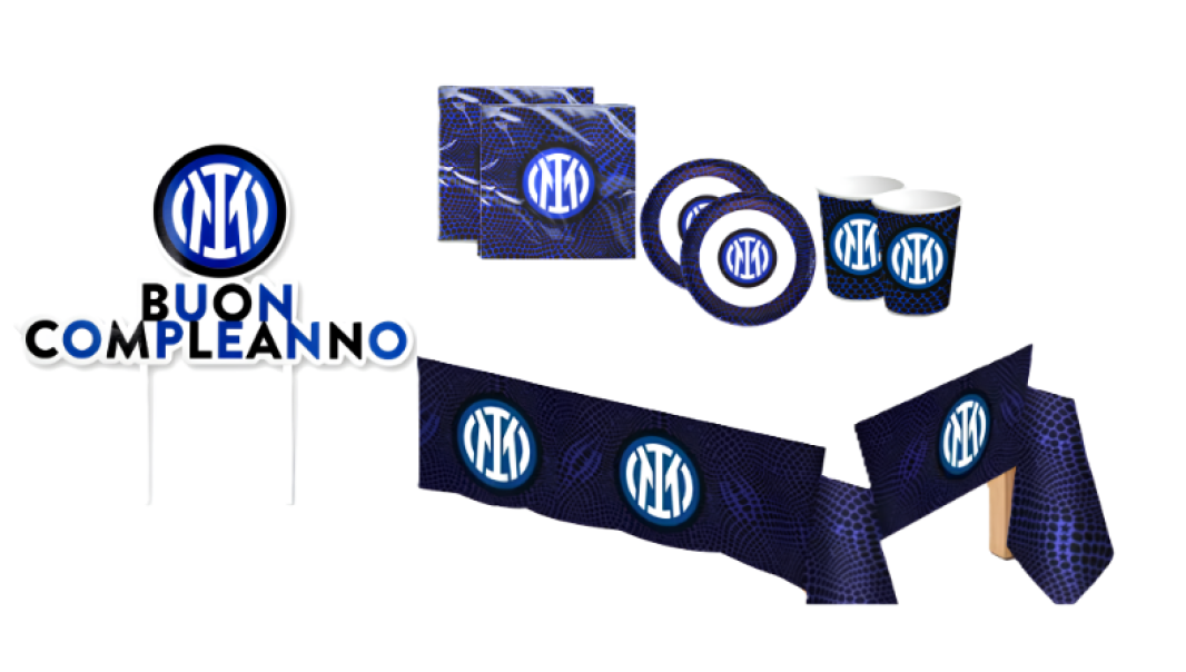 Kit Festa di compleanno a tema Inter