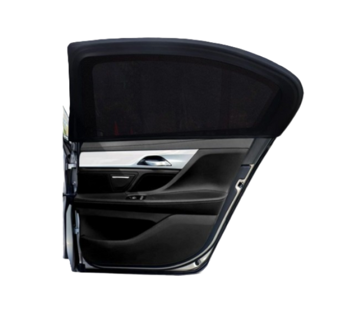 Tenda zanzariera parasole per auto 2 pezzi 110x52 cm, protezione Raggi UV, anti-zanzara, universa
