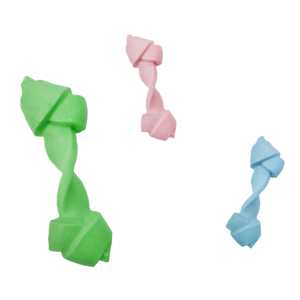 Giochi per animali in gomma 13,5cm colori assortiti 3 pezzi