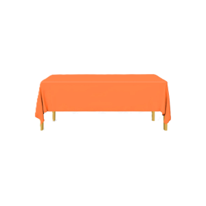 Tovaglia riutilizzabile arancione 137x274cm