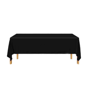 Tovaglia riutilizzabile nero 137x274cm