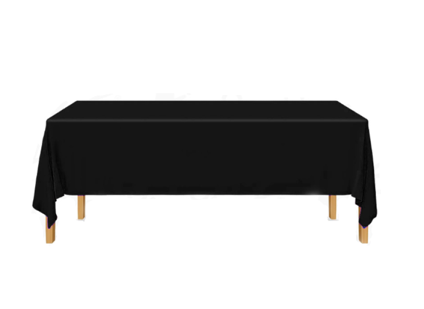 Tovaglia riutilizzabile nero 137x274cm