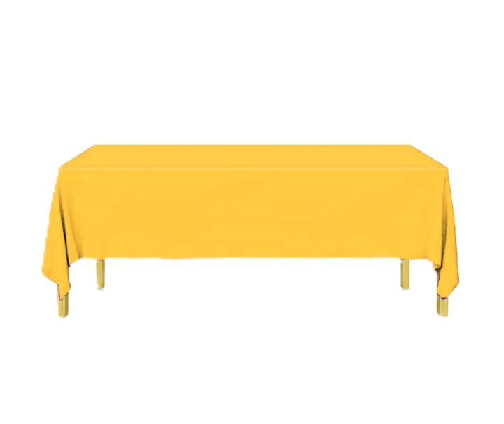Tovaglia riutilizzabile giallo 137x274cm