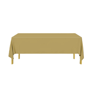 Tovaglia riutilizzabile oro 137x274cm