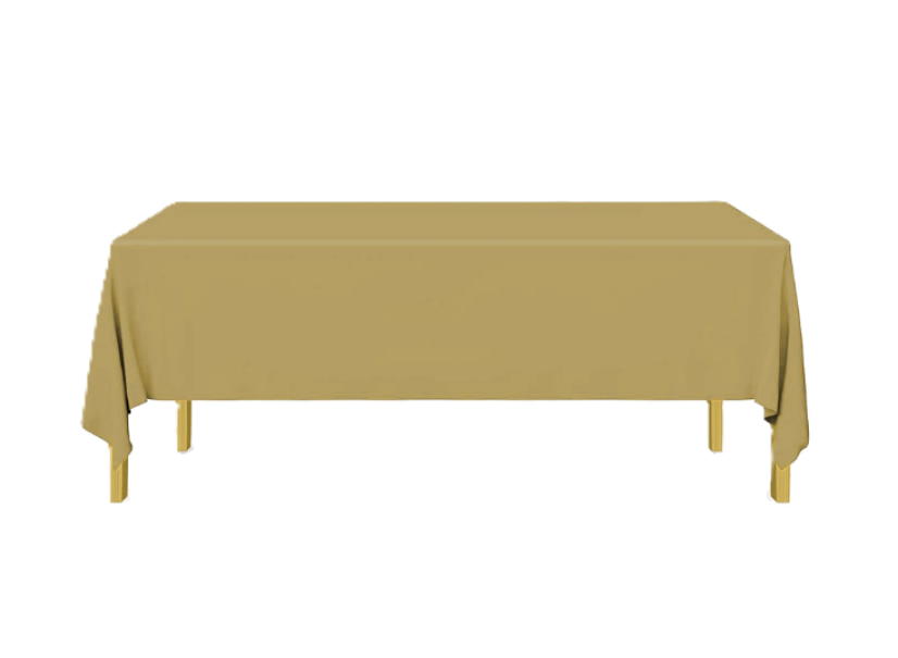 Tovaglia riutilizzabile oro 137x274cm
