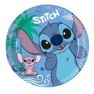 Piatti in carta stitch 8 pezzi 20cm
