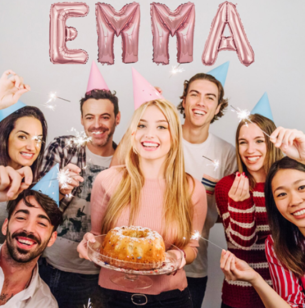 Palloncini nome Emma