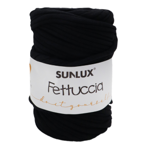Fettuccia nera per borse e accessori ad uncinetto 300-350gr