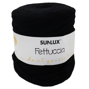 Fettuccia nera filato per borse e accessori ad uncinetto 650-700gr
