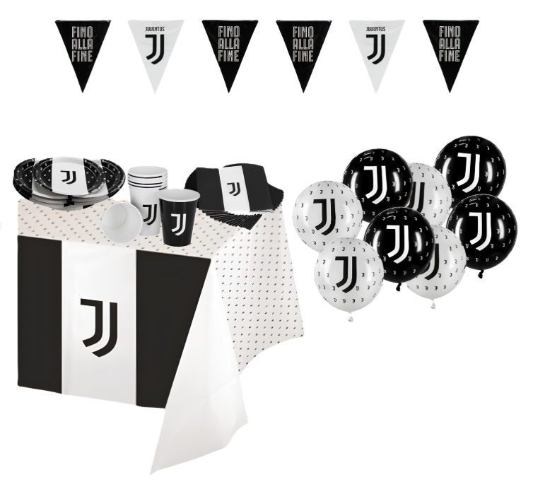 Kit Compleanno Juventus per 8 Persone 