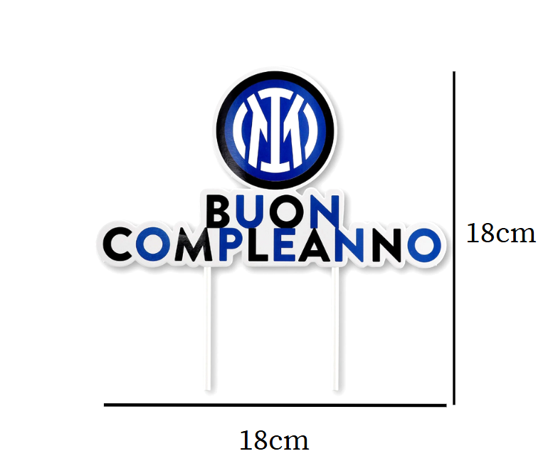 Kit Compleanno Inter per 16 Persone