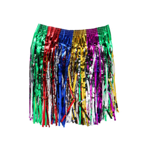 Gonna hawaiana multicolore 28x40 cm – costume estivo per feste a tema, luau, eventi tropicali
