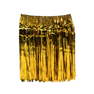 Gonna hawaiana oro 28x40 cm – costume estivo per feste a tema, luau, eventi tropicali