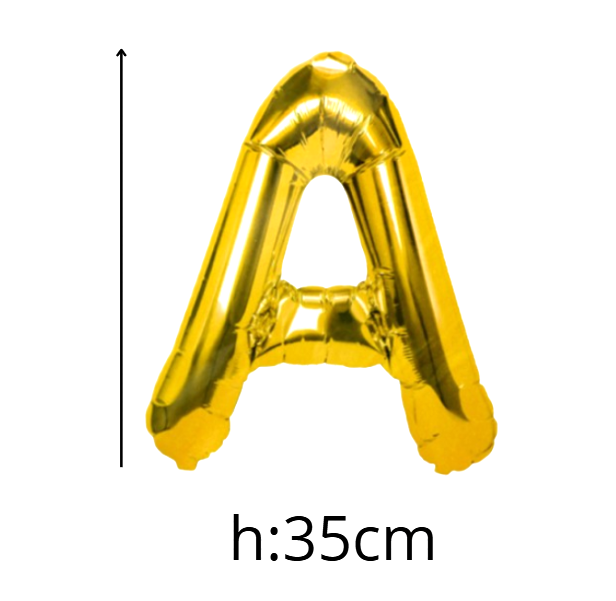 Palloncini Scritta WELCOME HOME Oro metal, palloncini 35 cm 