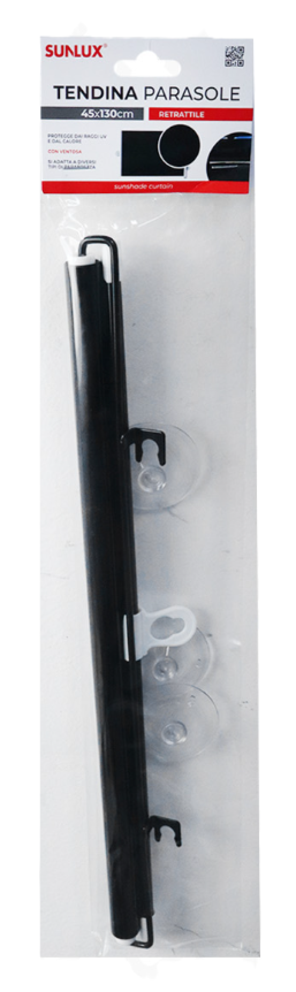 Tendina parasole retrattile, per parabrezza