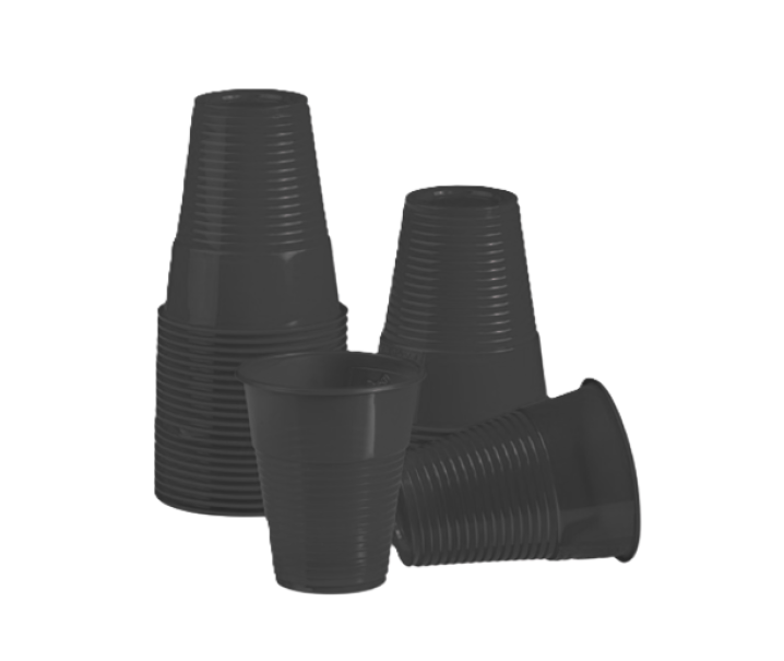 Set Stoviglie Plastica Nero