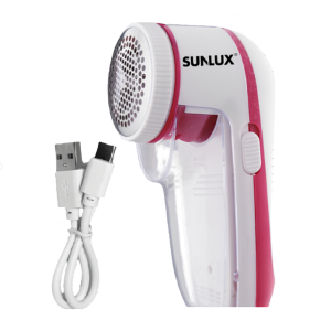 Levapelucchi elettrico ricaricabile – rimuovi pelucchi e lanugine da vestiti, maglioni e tessuti – compatto 15 cm, colori assortiti