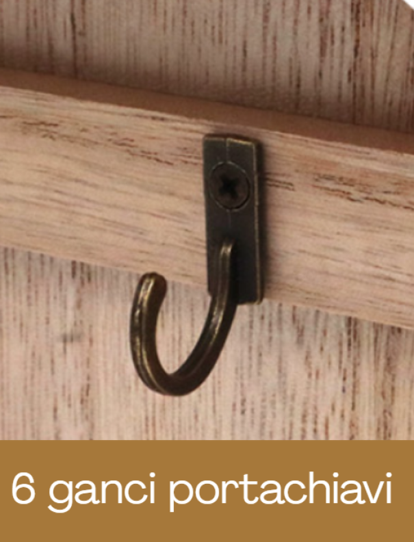 Portachiavi da Parete in Legno