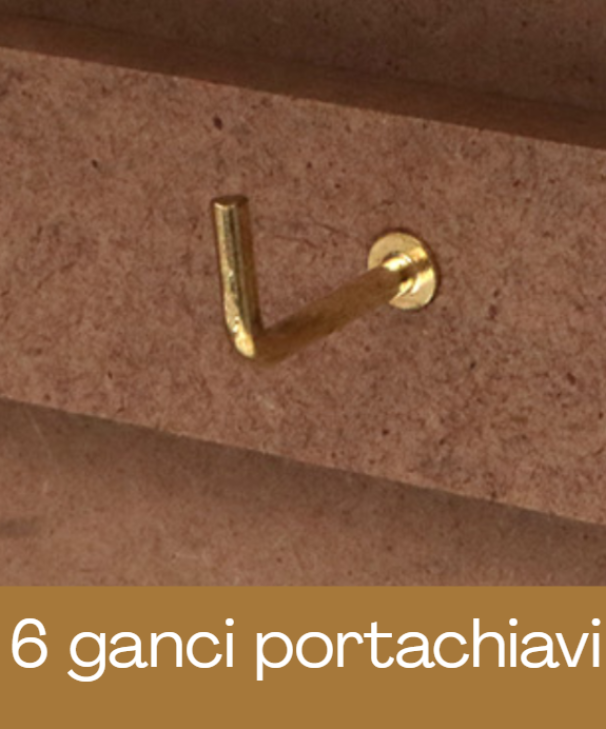Portachiavi da Parete in Legno