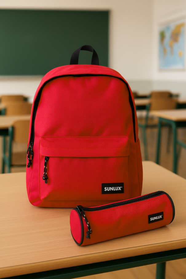 Set scuola zaino e astuccio