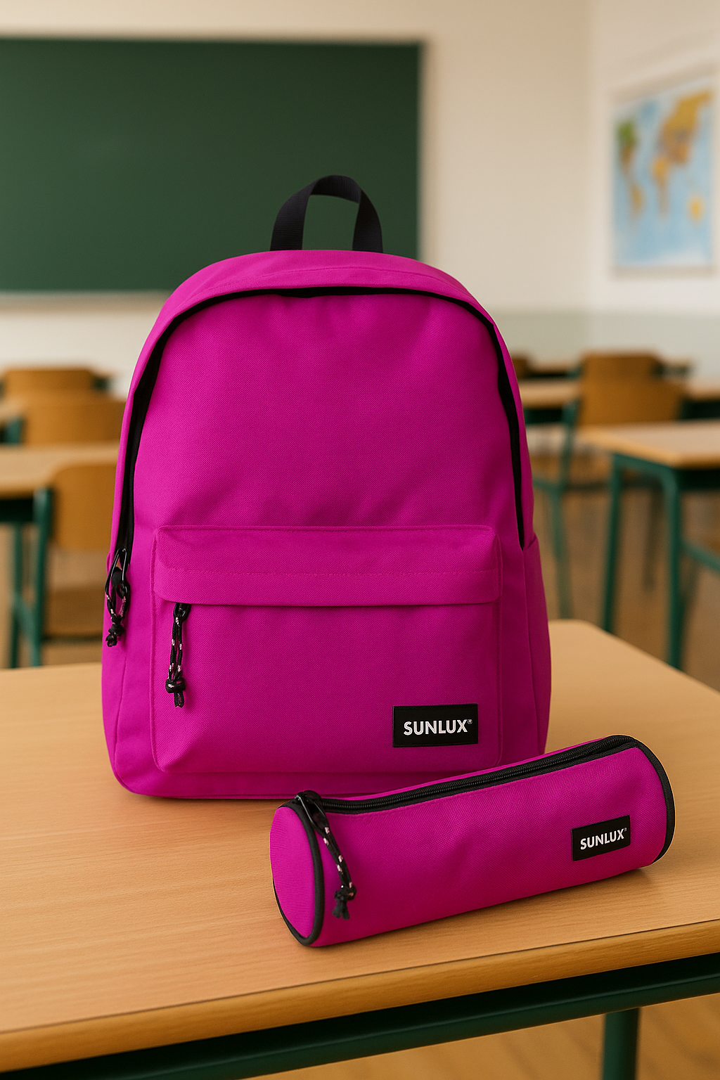 Set scuola zaino e astuccio
