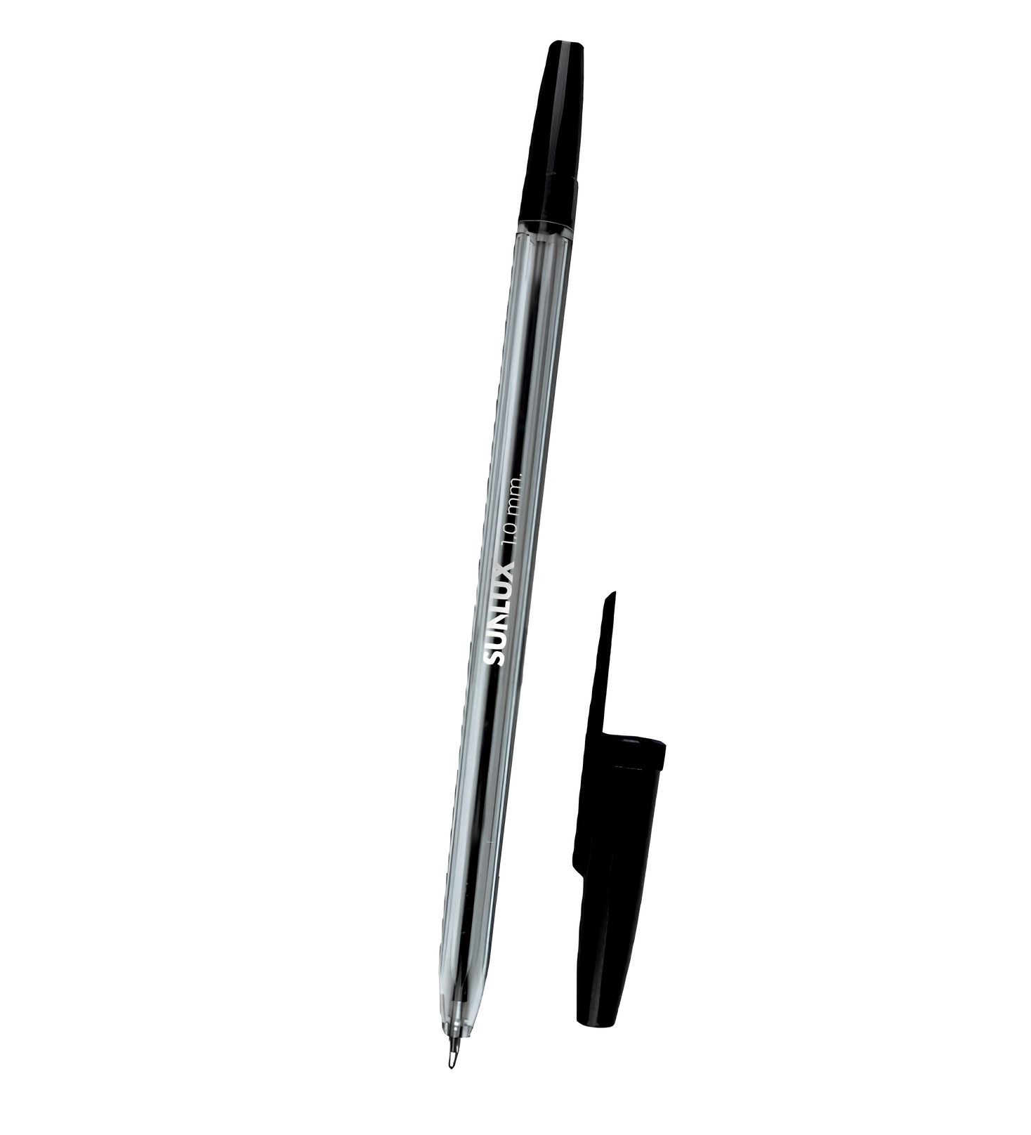 Penne a Sfera Nere 1.0mm, 18 Pezzi u2013 Punta Media u2013 Scrittura Scorrevole u2013 Inchiostro Nero