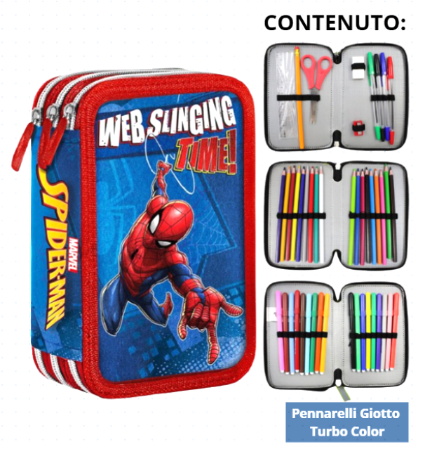 Set Scuola Spiderman 