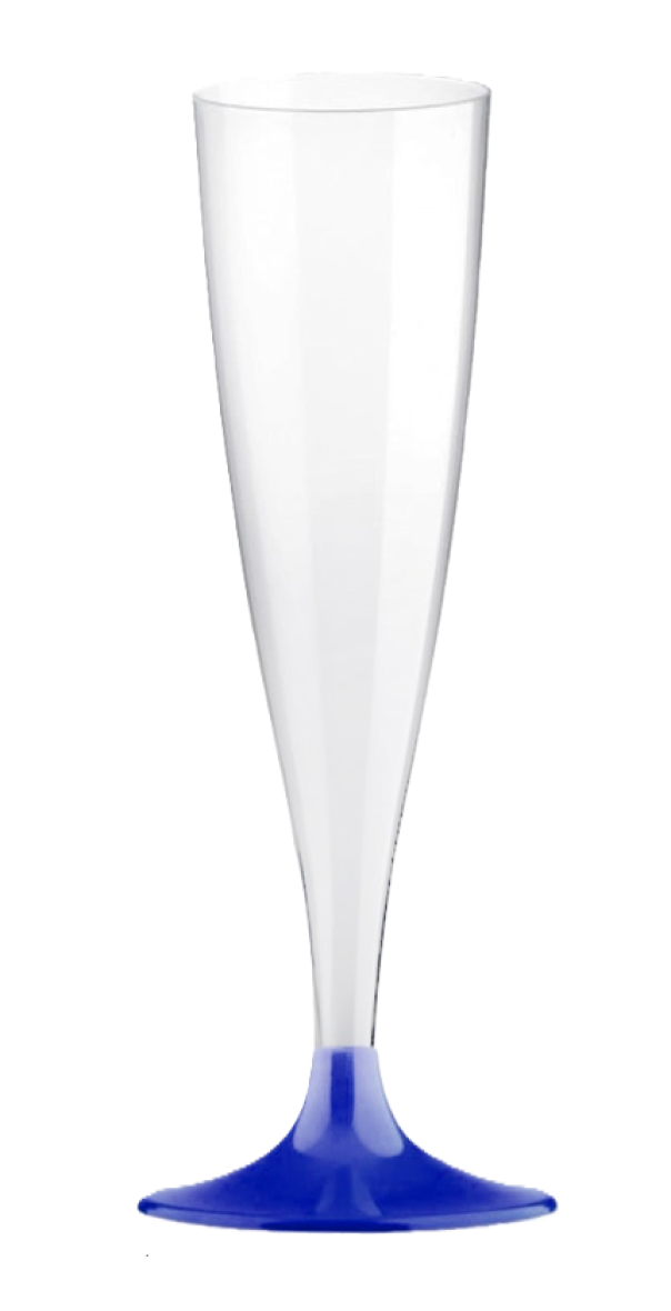 Set 24 Flute Blu in Plastica