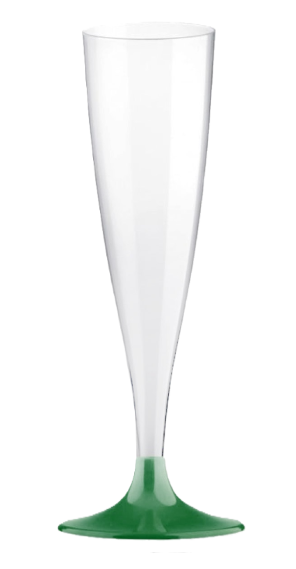 Set 24 Flute Verde in Plastica