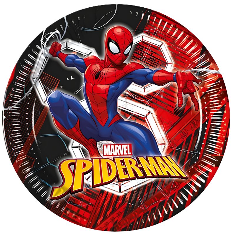 Piatti in Carta Spiderman 23cm