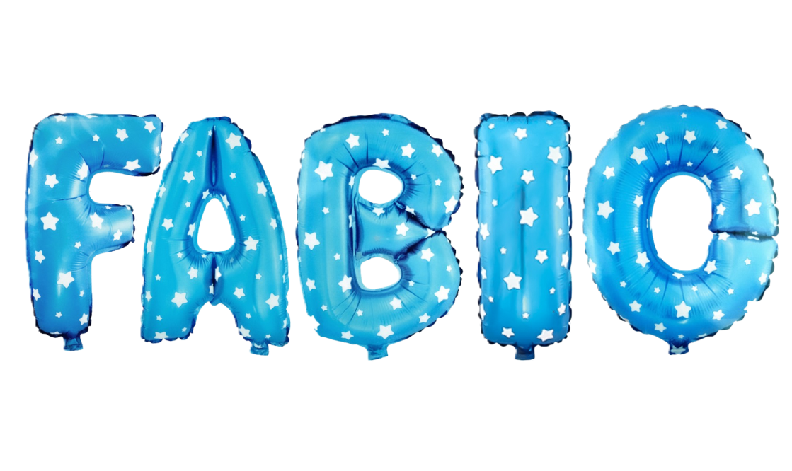 Palloncini nome Fabio