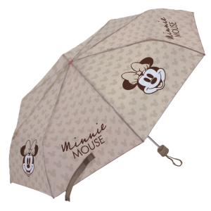 Ombrello minnie mouse mini 52 cm con 8 stecche – compatto, resistente e portatile – design minnie mouse