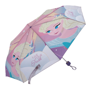 Ombrello frozen mini 52 cm con 8 stecche – compatto, resistente e portatile