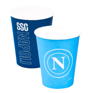 Bicchieri in carta napoli, confezione da 6, 250ml