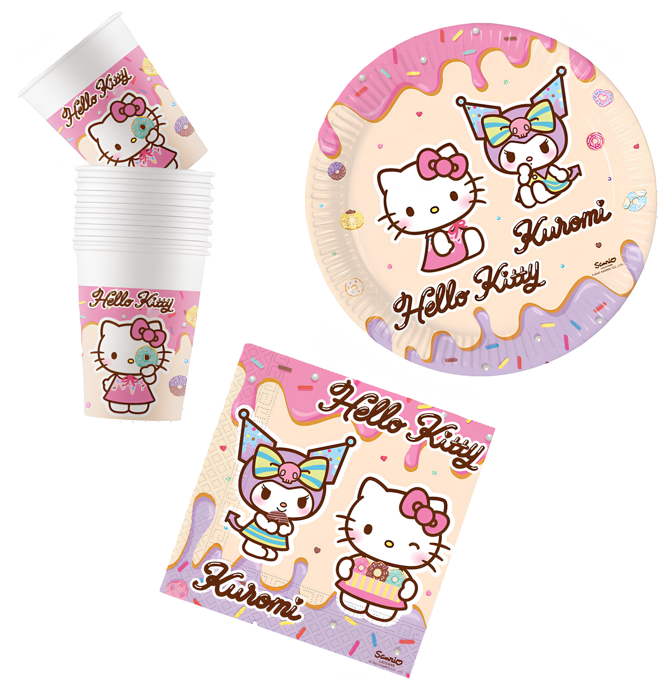 Kit compleanno Hello Kitty