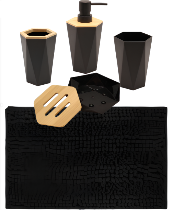 Set da Bagno Completo Nero