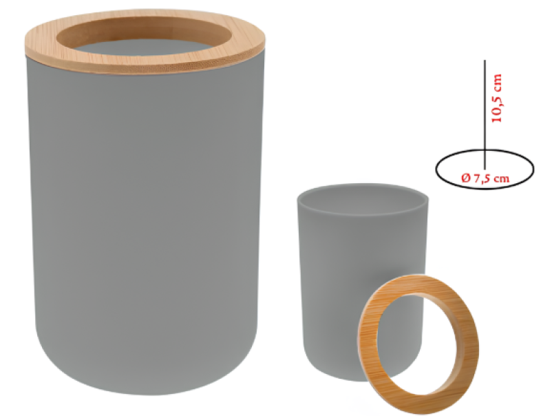 Set da Bagno Completo Grigio