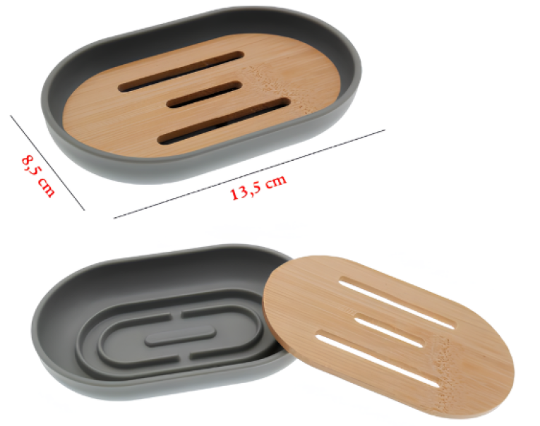 Set da Bagno Completo Grigio