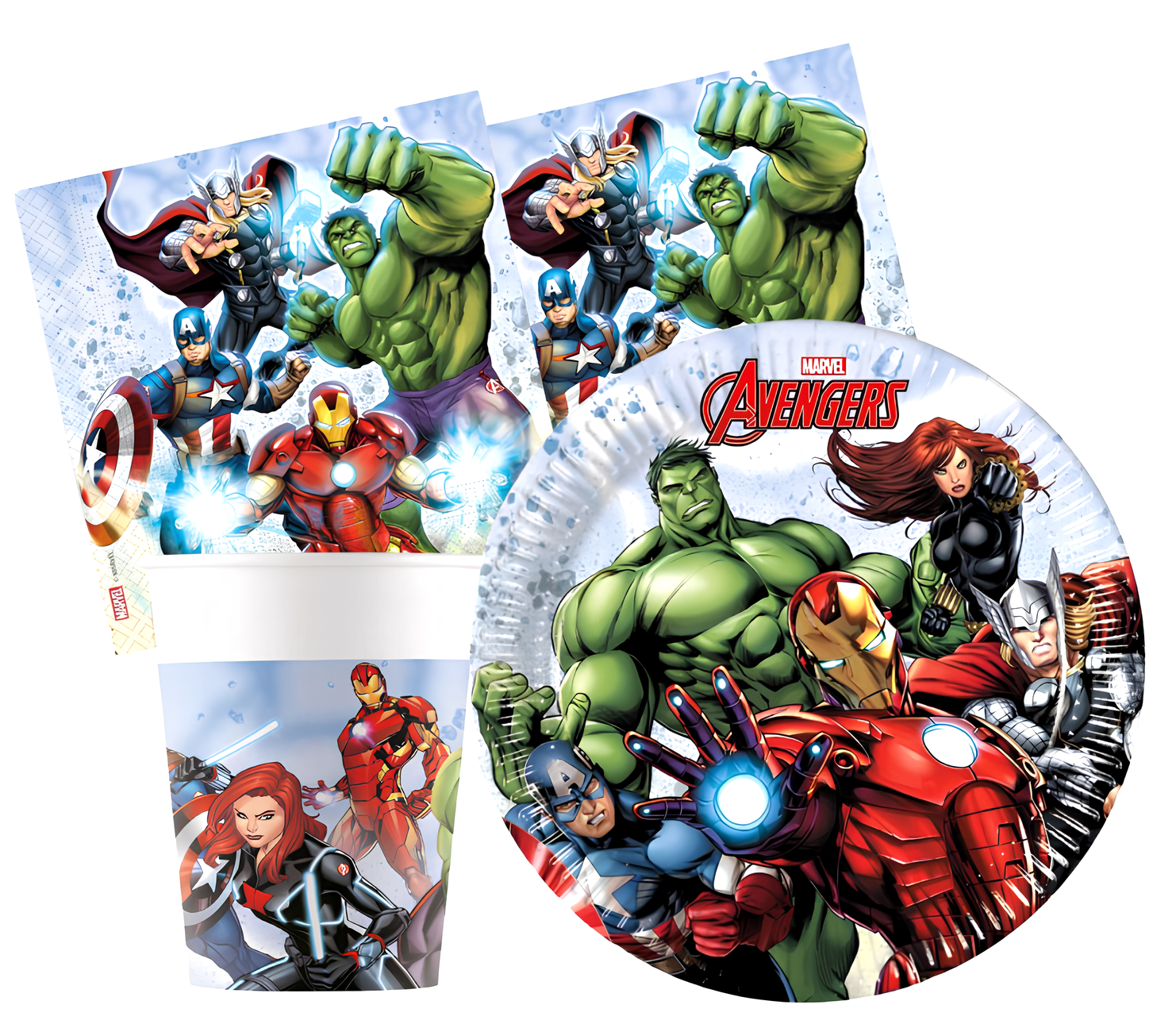 Kit Compleanno Tavola Avengers 