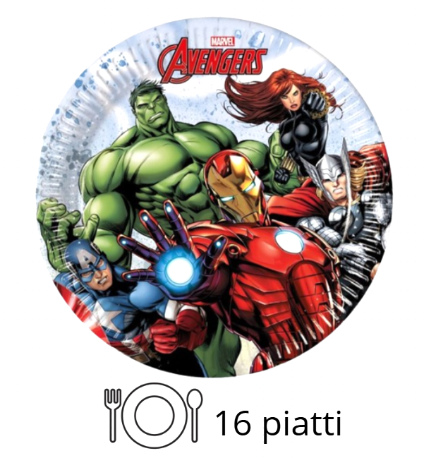 Kit Compleanno Tavola Avengers 