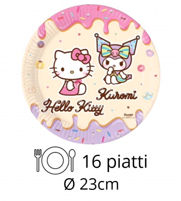 Kit Compleanno Tavola Hello Kitty 
