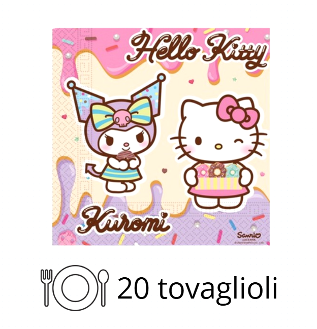 Kit Compleanno Tavola Hello Kitty 