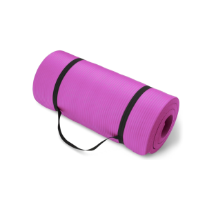 Tappetino yoga 62x183 cm in nbr antiscivolo – spessore 15 mm – morbido e confortevole per yoga, pilates, fitness e allenamento casa – leggero e facile da pulire – con cinghia di trasporto