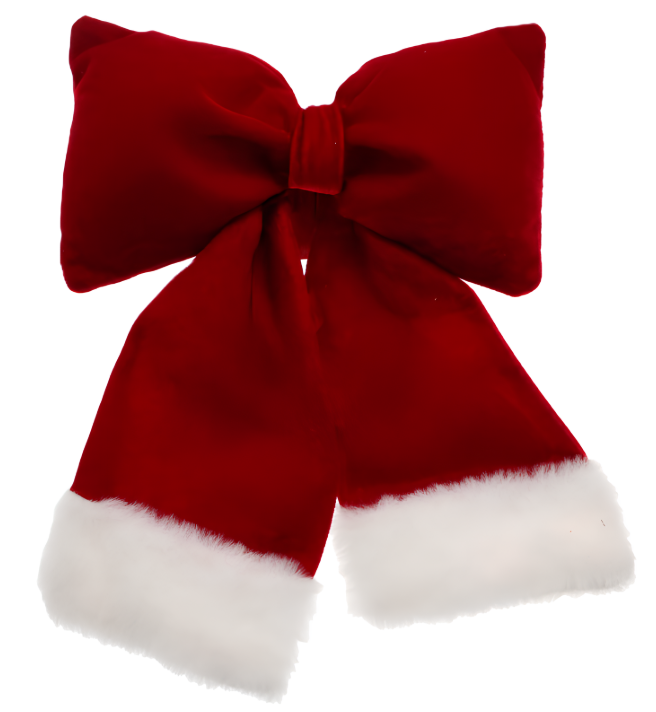 Fiocco Natalizio Rosso