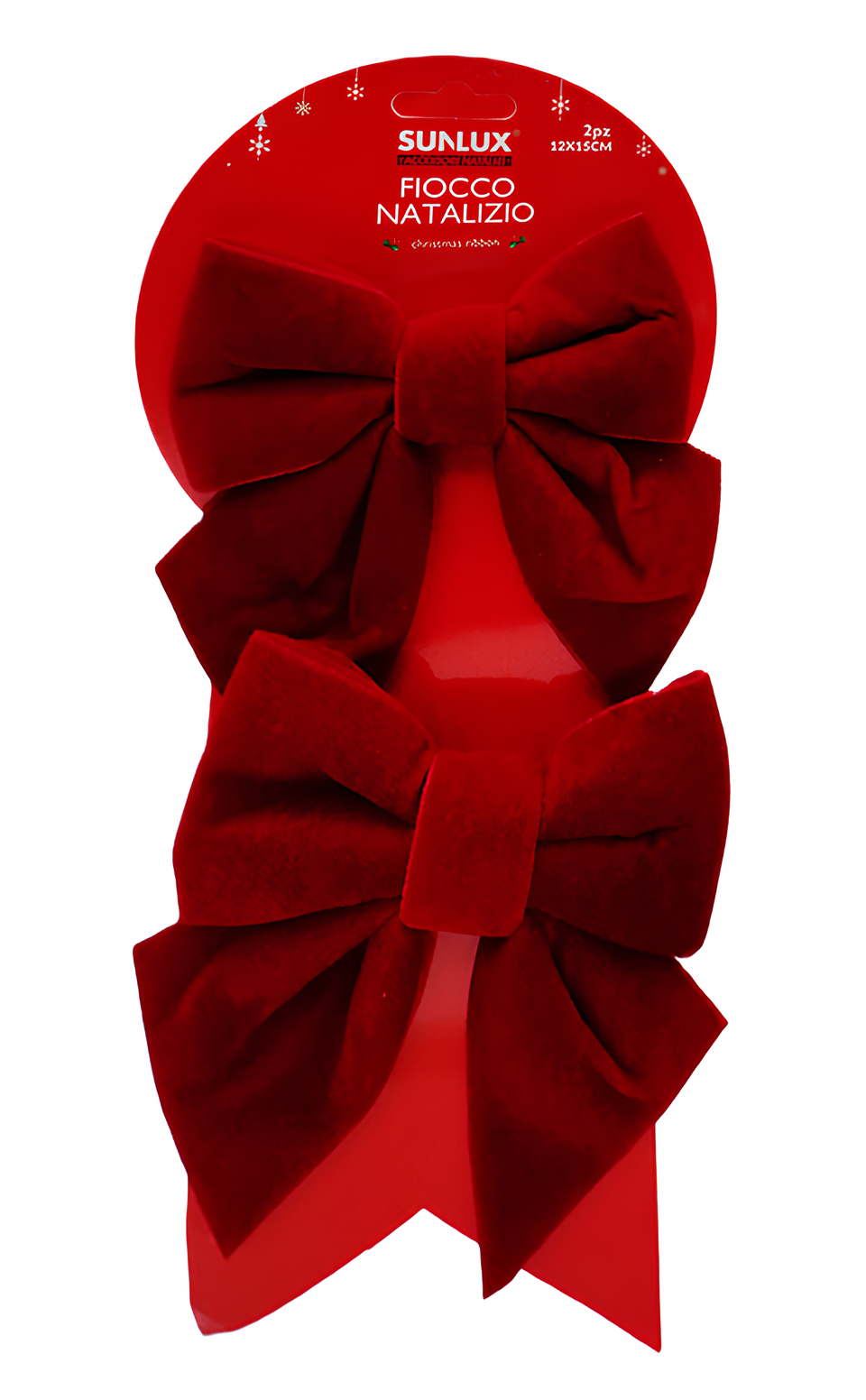 Fiocco Natalizio Rosso